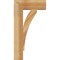 Ekena Millwork Thorton Block Rough Sawn Bracket, Western Red Cedar, 4"W x 14"D x 26"H BKT04X14X26THR05RWR - alternate 3